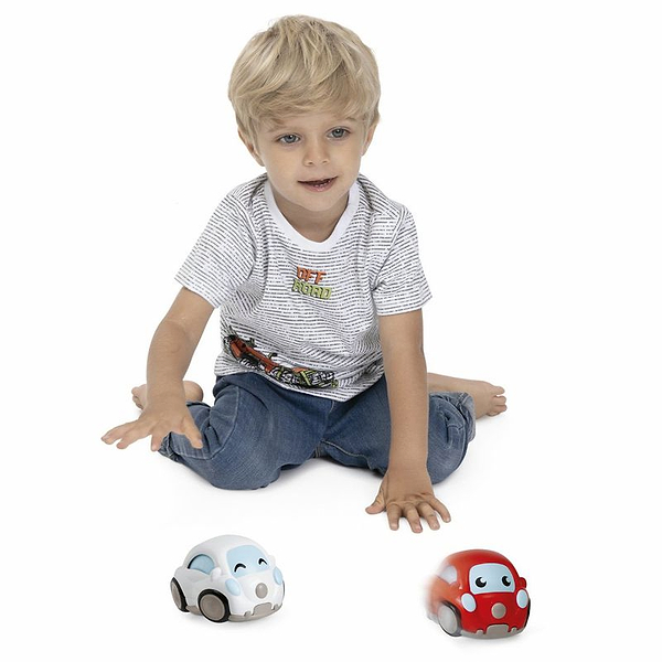 Фото - Базовий ігровий транспорт для малюка Chicco Набір машинок Міський ретропарк серії Turbo Ball (11854.00)