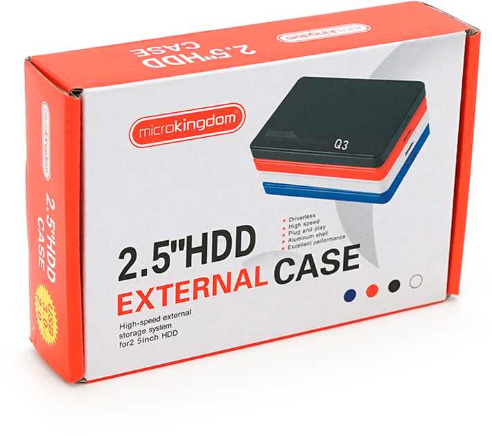 Фото - Зовнішній карман Voltronic SATA 2,5" USB3.0 Black (Q3 3.0/BK)