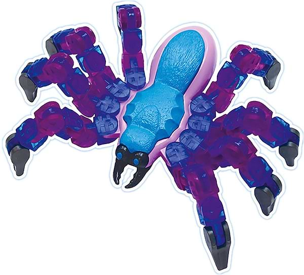 Фото - Интерактивная игрушка Zing Klixx Creaturez - Fidget Паук голубовато-синий (KX100_B)