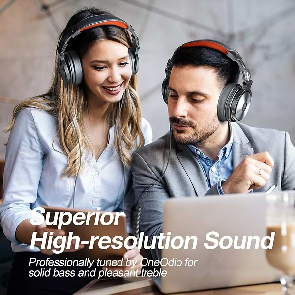 Фото - Навушники накладні дротові OneOdio Pro 50 Grey