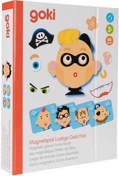 Настольная игра (3-4 года) goki Смешные гримасы мальчик (58488G)