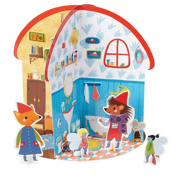 Фото - Набір для паперової творчості Let’s Craft 3D Фантастичні світи – будиночок-грибочок (PSP-01)