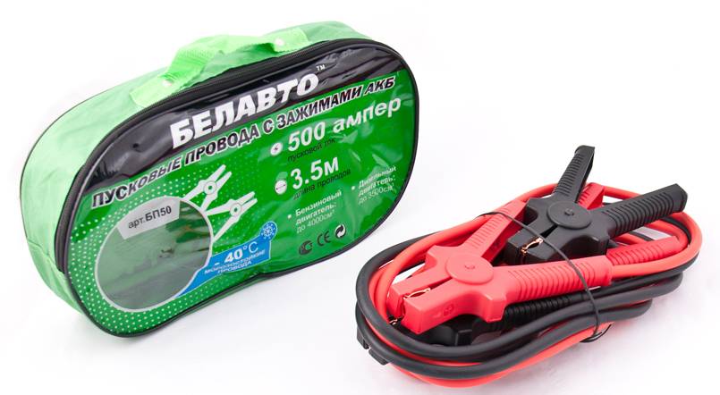 Стартовий дріт BelAuto 500A 3,5м (BP50)