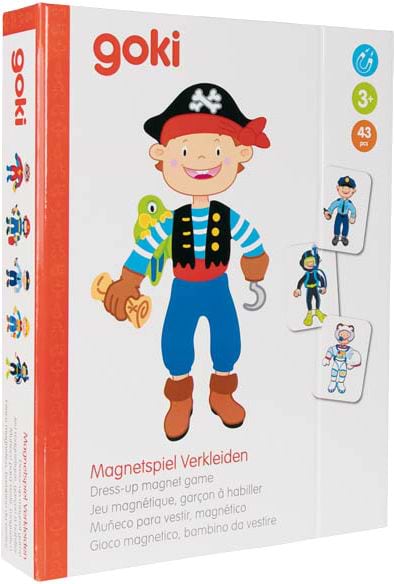 Пазли магнітні (3-4 роки) goki Одежда Для Мальчика (58741G)