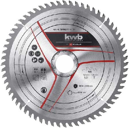 Диск пильний Einhell 210х30 мм (587862)