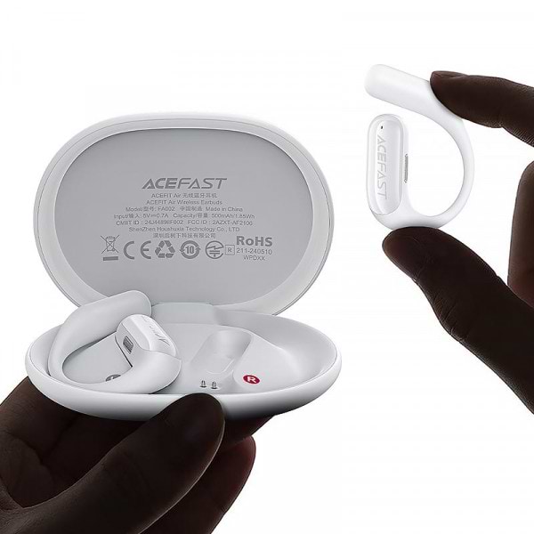 Фото - Наушники вкладыши беспроводные TWS AceFast FA002 White (6974316283638)
