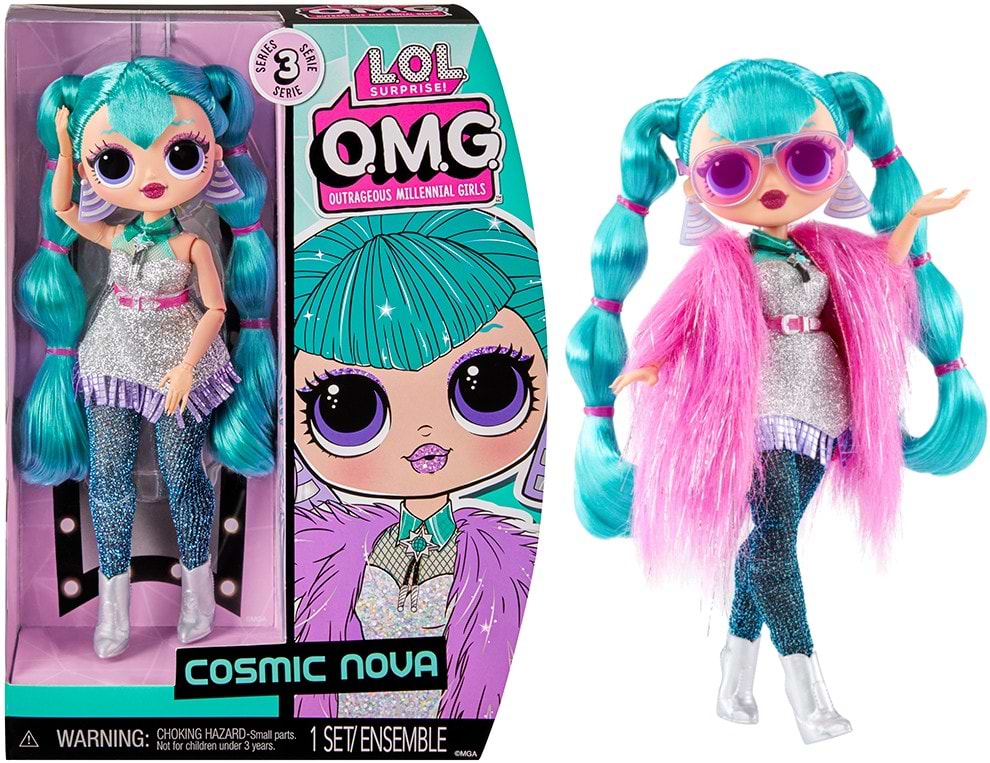 Кукольный набор L.O.L. Surprise! "O.M.G. HoS" S3 – КОСМИЧЕСКАЯ ЗВЕЗДА (с аксесс.) (588566)