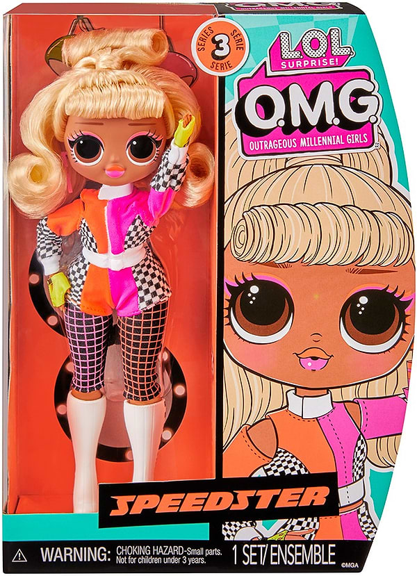 Фото - Кукольный набор L.O.L. Surprise! "O.M.G. HoS" S3 – СПИДСТЕР (с аксесс.) (588580)