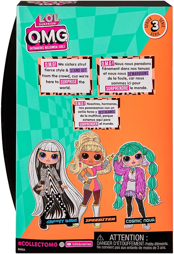 Фото - Кукольный набор L.O.L. Surprise! "O.M.G. HoS" S3 – СПИДСТЕР (с аксесс.) (588580)
