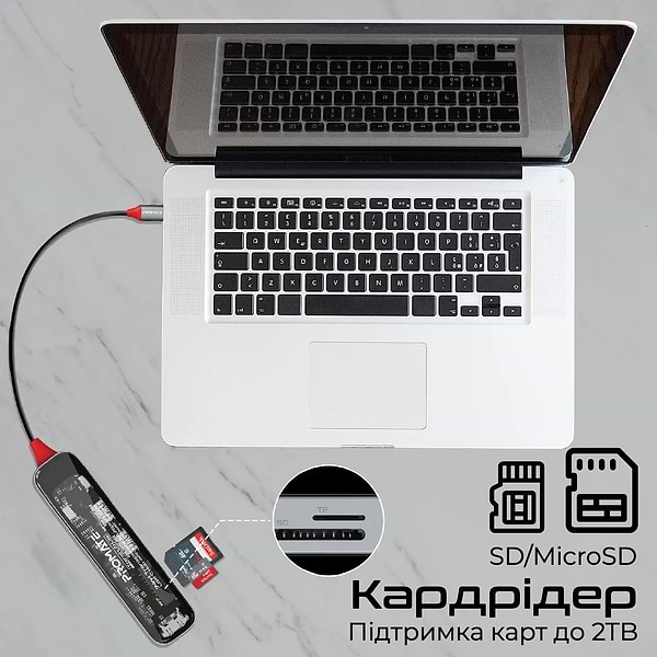 Фото - Хаб USB Promate transhub-lite