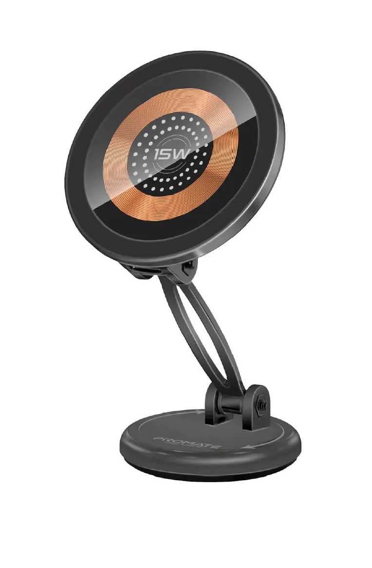 Автотримач з бездротовою зарядкою Promate magnus2-qi - Фото 1