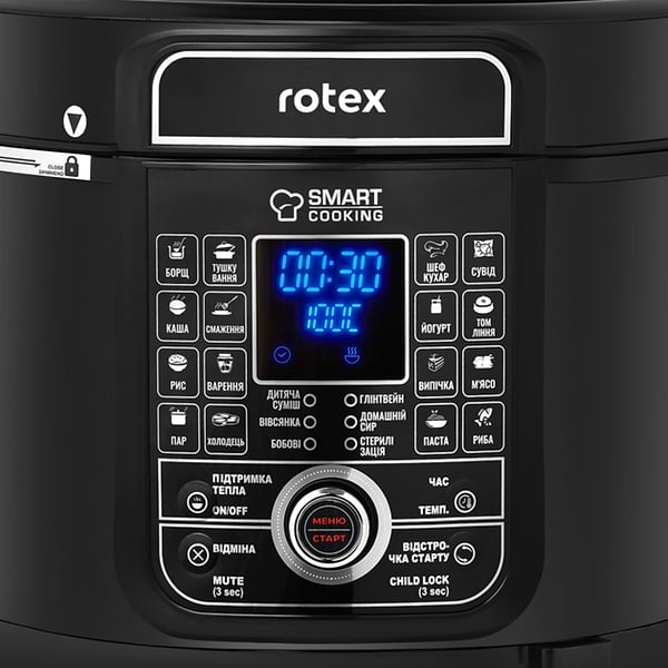 Фото - Мультиварка-скороварка Rotex REPC79-B Universal