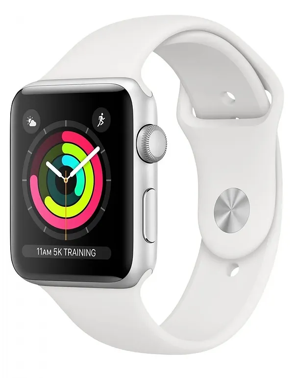 Фото - Смарт-годинник Apple Watch Series 3 38mm Silver Aluminium Case with White Sport Band