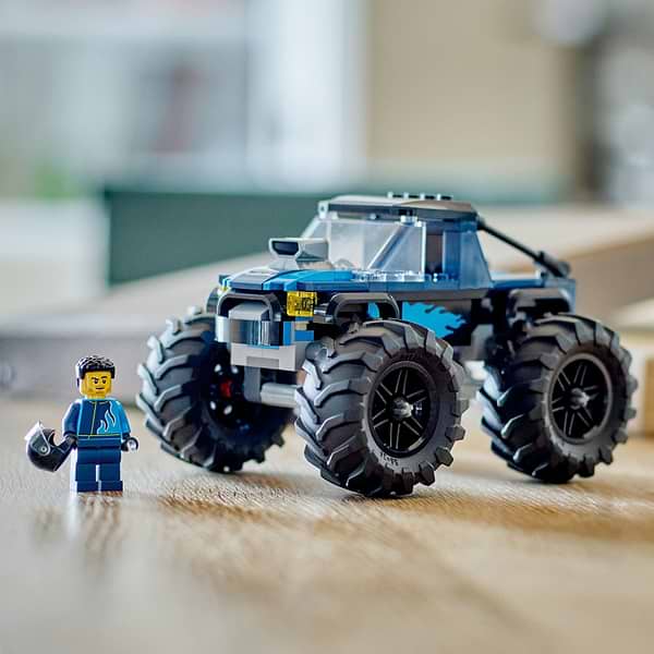 Фото - Конструктор LEGO City Синя вантажівка-монстр (60402)
