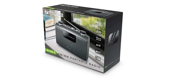 Фото - Радіоприймач Muse M-058 R