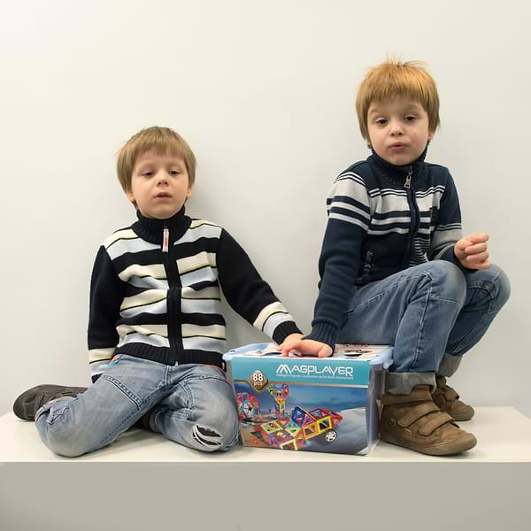 Фото - Магнитный конструктор MagPlayer 88 ед. (MPT-88)