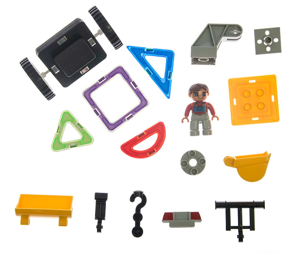 Фото - Магнітний конструктор Magkiss 64 ел. (MPT-64)