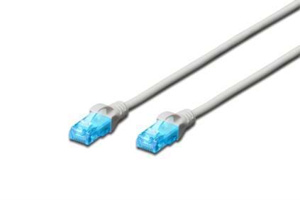 Кабель патч-корд Digitus CCA CAT 5e UTP 15м (DK-1512-150) Gray - Фото 1