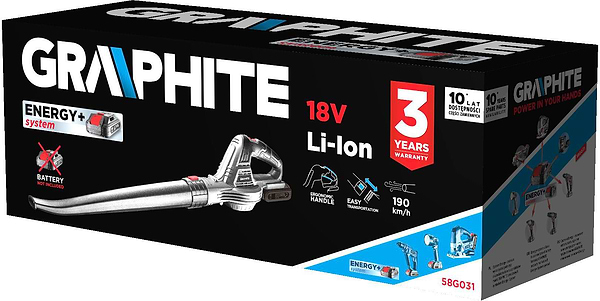 Фото - Повітродувка акумуляторна GRAPHITE 58G031