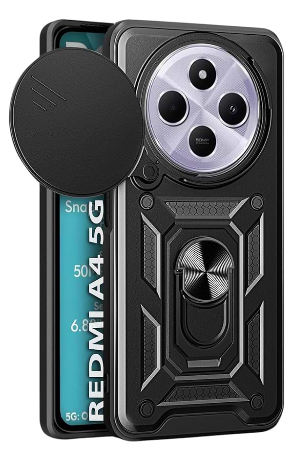 Фото - Чохол для смартфону BeCover Military for Xiaomi Redmi A4 5G Black (712875)