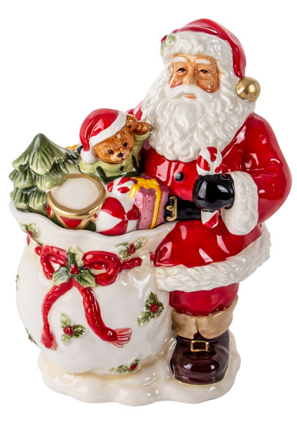 Цукерниця Lefard Дід мороз 17х12х23 см (59-1004)