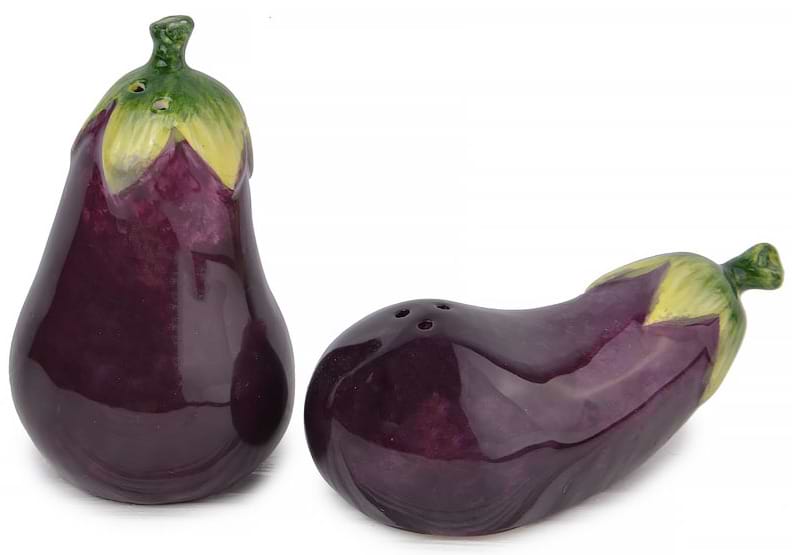 Набір ємностей для спецій і приправ Lefard Баклажани 2 пр. (59-349)