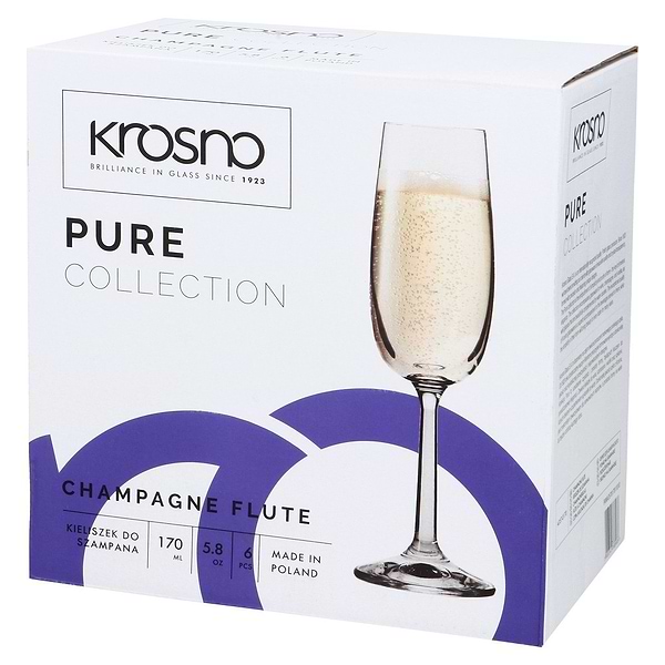 Фото - Уцінка - Келих Krosno PURE 170 мл 6 шт (788968)