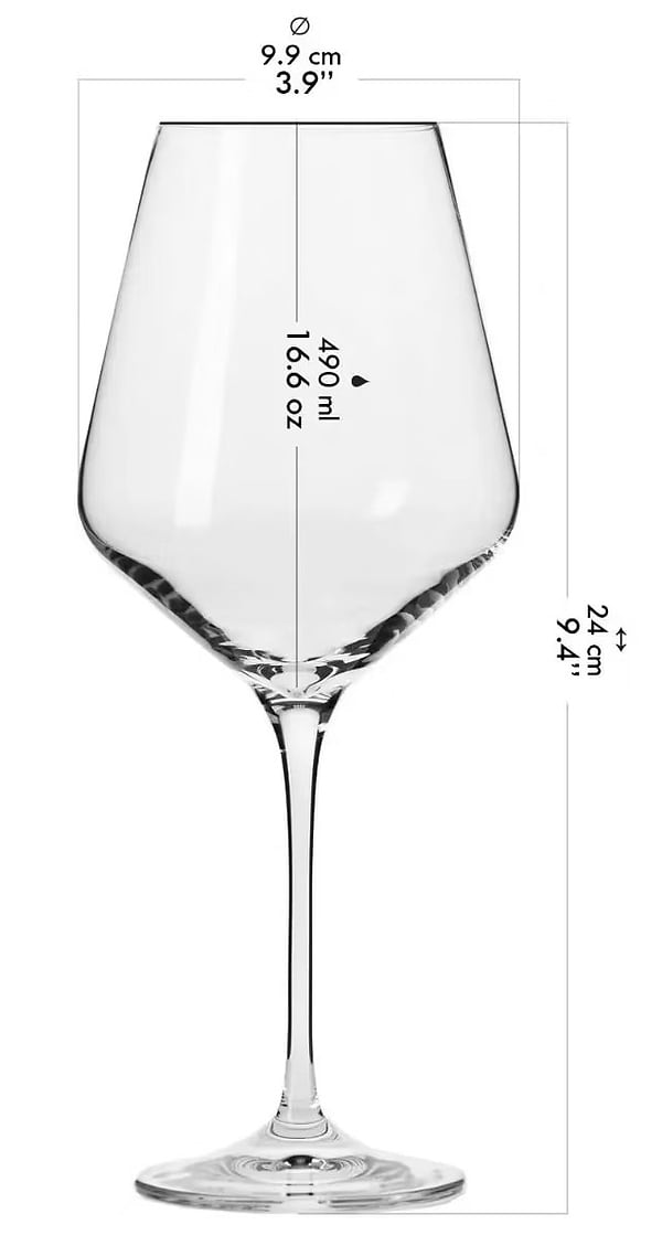 Фото - Набір келихів Krosno AVANT-GARDE 490 мл 6 шт. (790992)
