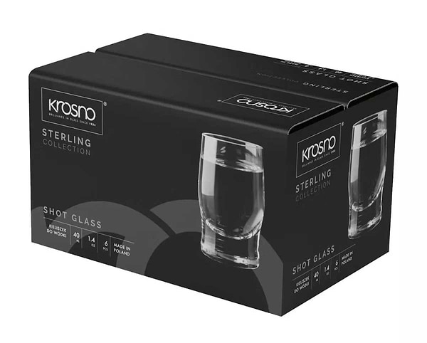Фото - Уцінка - Стопка Krosno STERLING 40 мл 6 шт. (911502)