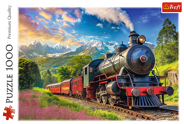 Фото - Пазлы (8+) Trefl Путешествие на поезде 1000 эл. (09290)