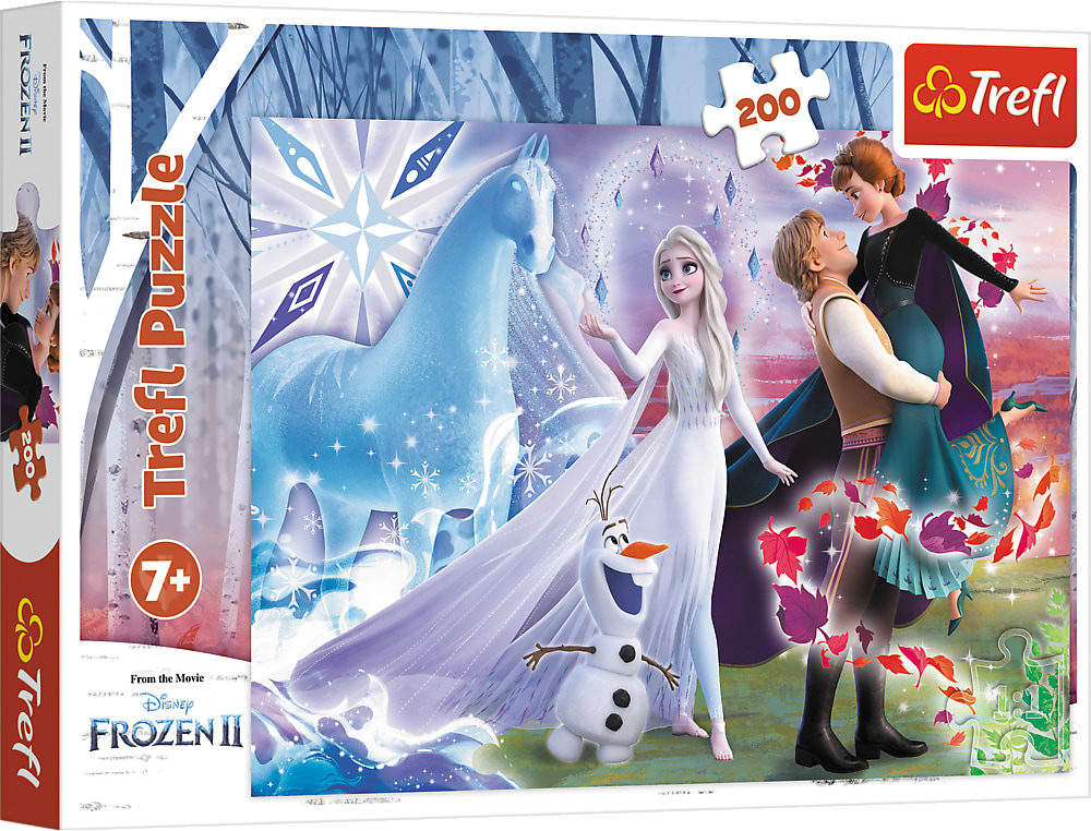 Пазли (5-7 років) Trefl Frozen Чарівний світ сестер 200 ел. (32656)