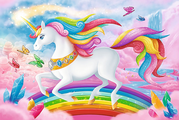Фото - Пазлы (5-7 лет) Trefl Хрустальный мир единорогов 100 эл. (63643)