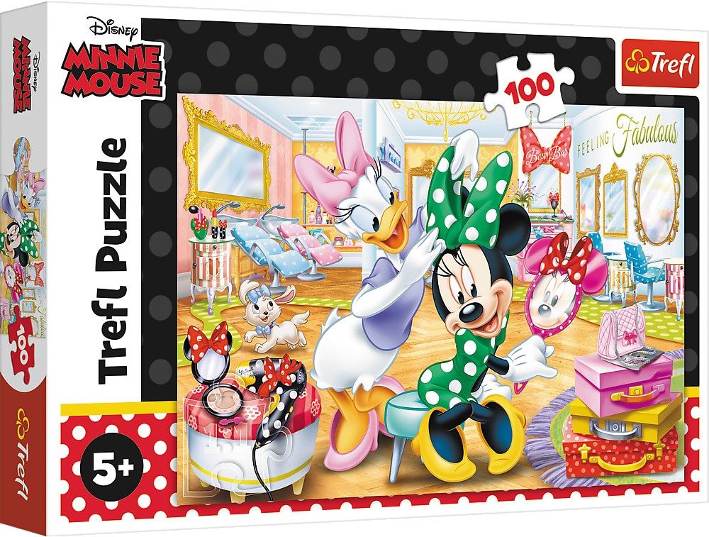 Пазлы (5-7 лет) Trefl Mickey&friends Минни в салоне красоты 100 эл. (63872)