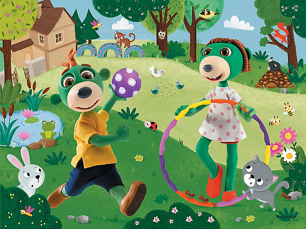 Фото - Пазлы (3-4 года) Trefl Treflik Активный день 30 эл. (82873)