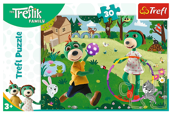 Фото - Пазлы (3-4 года) Trefl Treflik Активный день 30 эл. (82873)