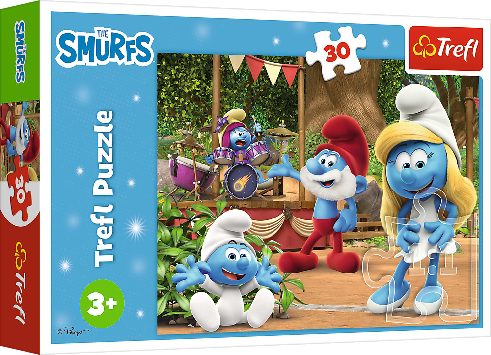 Пазлы (3-4 года) Trefl The Smurfs Смурфет и Смурфики 30 эл. (83122)