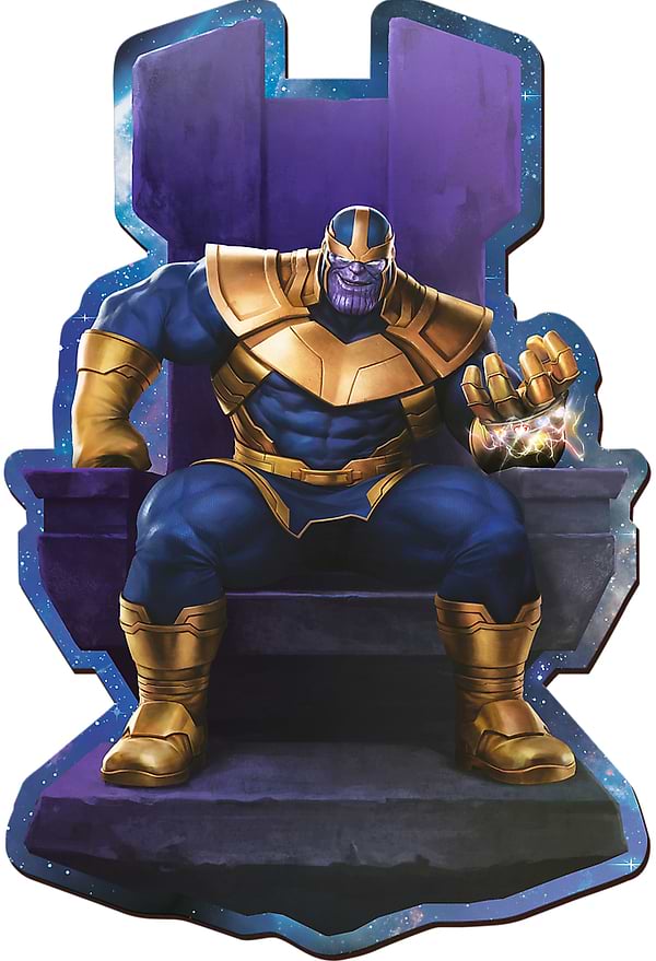 Фото - Пазли (5-7 років) Trefl Wooden Marvel Heroes Танос на троні 160 ел. (01840)