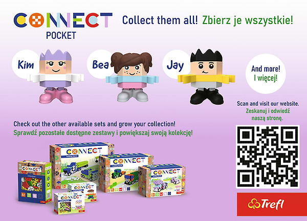 Фото - Пазлы (3-4 года) Trefl Connect 35 деталей с игровой фигуркой Zoe (5900511619805)