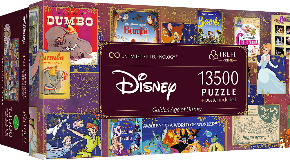 Пазлы (8+) Trefl 13500 UFT Mickey&friends Золотой век Disney (10264)