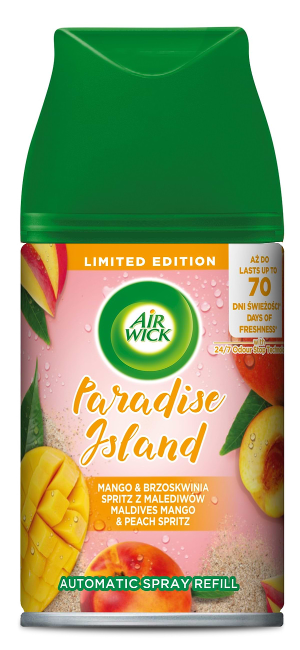 Фото - Освежитель воздуха аэрозольный Air Wick Fmatik Сочный манго 250 мл