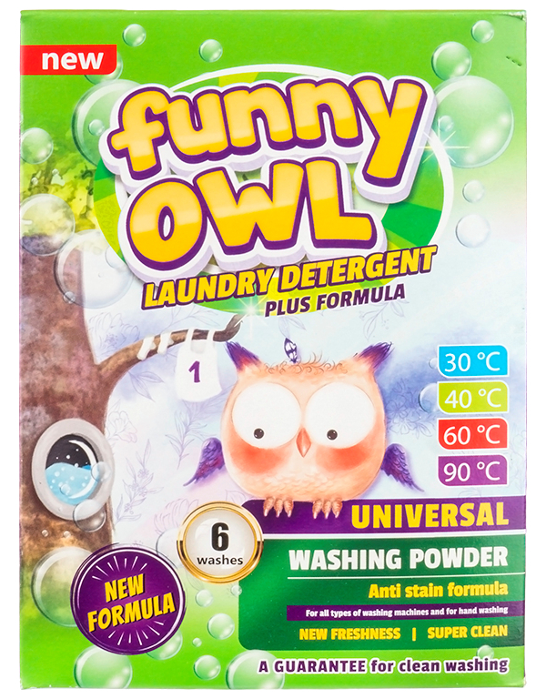Пральний порошок Funny Owl Universal 420 г (5903855501102)