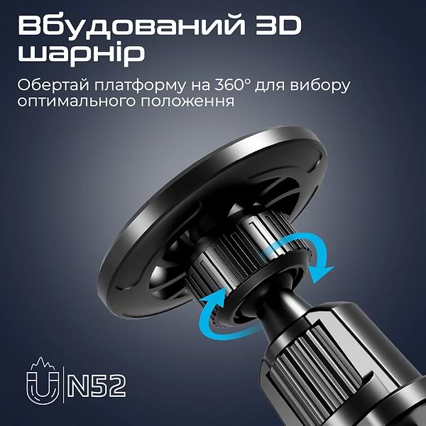 Фото - Автотримач Promate clipmount