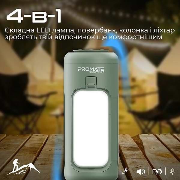 Фото - Фонарь Promate campmate-4