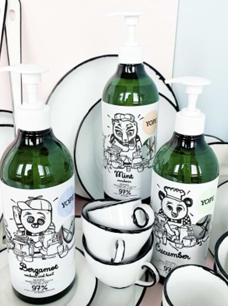 Фото - Засіб для ручного миття посуду Yope MINT&MANDARIN 750 мл (5906874565285)