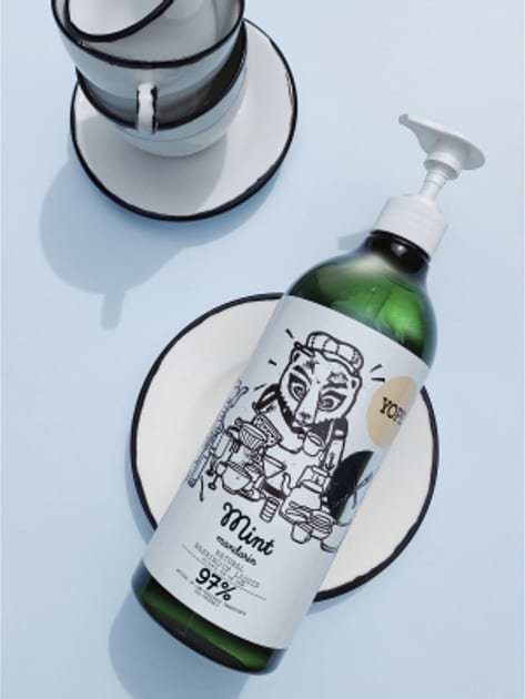 Фото - Засіб для ручного миття посуду Yope MINT&MANDARIN 750 мл (5906874565285)