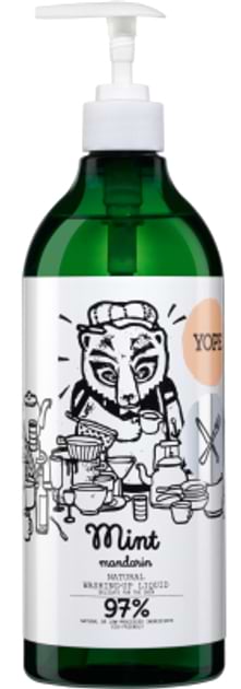 Фото - Засіб для ручного миття посуду Yope MINT&MANDARIN 750 мл (5906874565285)
