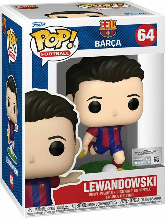 Коллекционная фигурка FUNKO POP Football: FC Barcelona - Lewandowski (5908305247234)