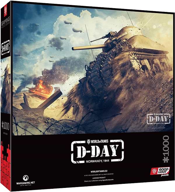 Фото - Пазли (8 +) Good Loot World of Tanks D-DAY 1000 ел. (5908305247524)