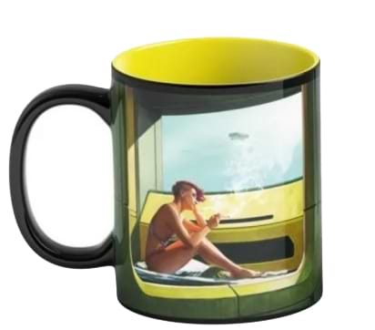 Фото - Чашка Good Loot Game Art Chronicles Cyberpunk 2077 V & Edward Hopper (5908305247647)