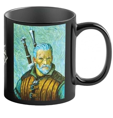 Чашка Good Loot Game Art Chronicles: The Witcher Geralt Van Gogh (5908305247661)